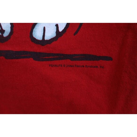 Vintage Snoopy Peanuts Mens Medium Faded Woodstock Snoopy Fourth of July T-Shirt - Picture 5 of 11